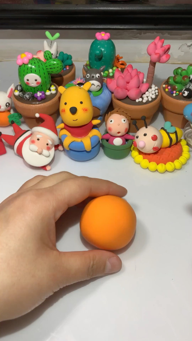 超轻粘土甲壳虫汽车,幼儿园手工这样做.