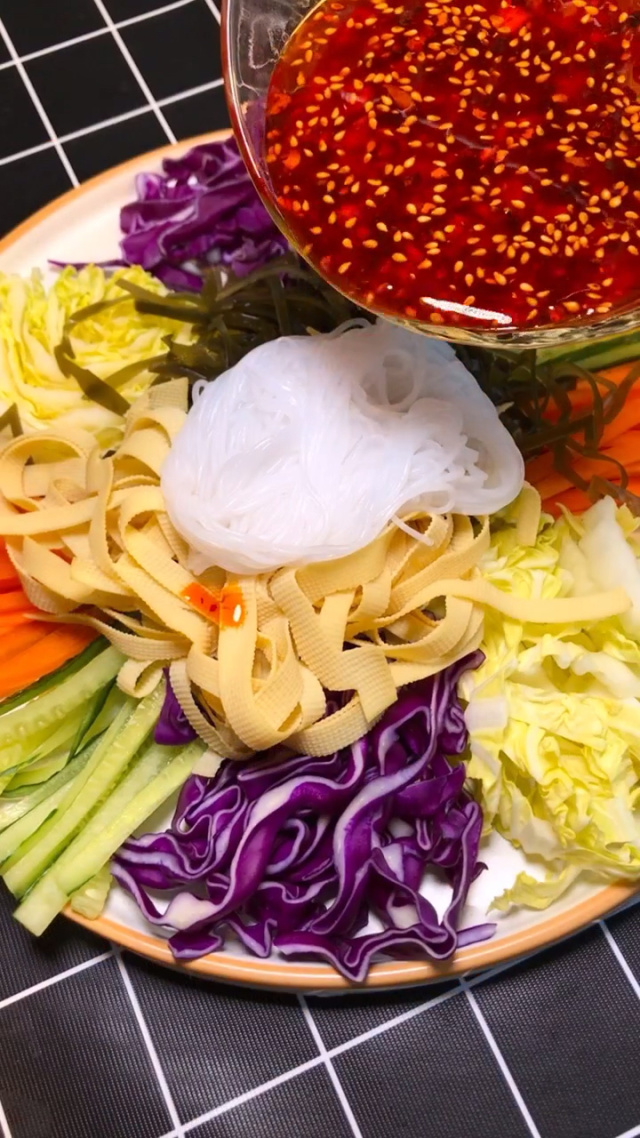 东北凉菜大拌,特别爽口